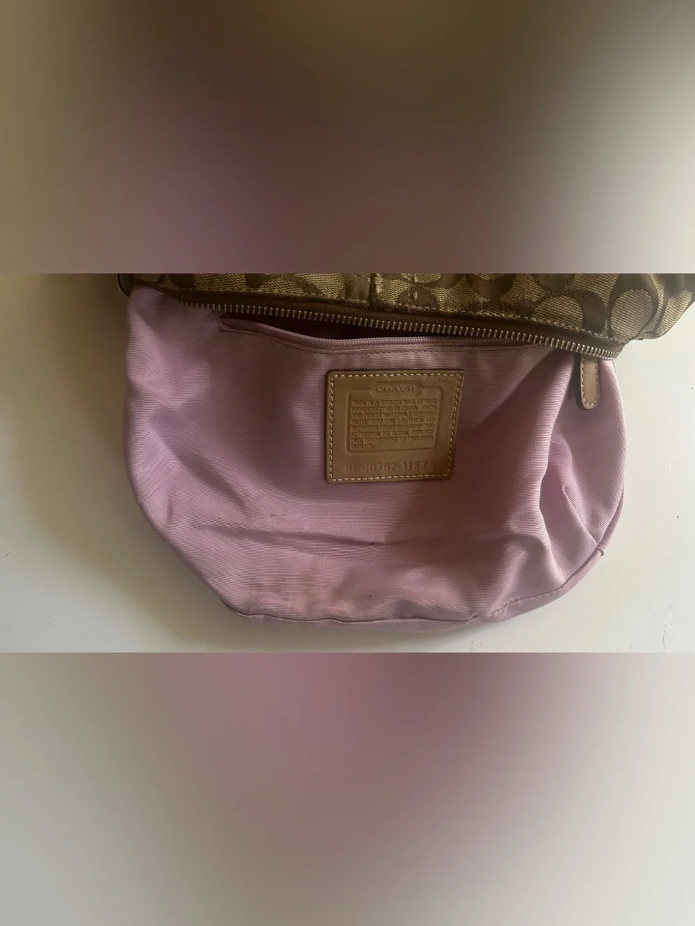 Vtg Coach Hamptons Shoulder Bag
